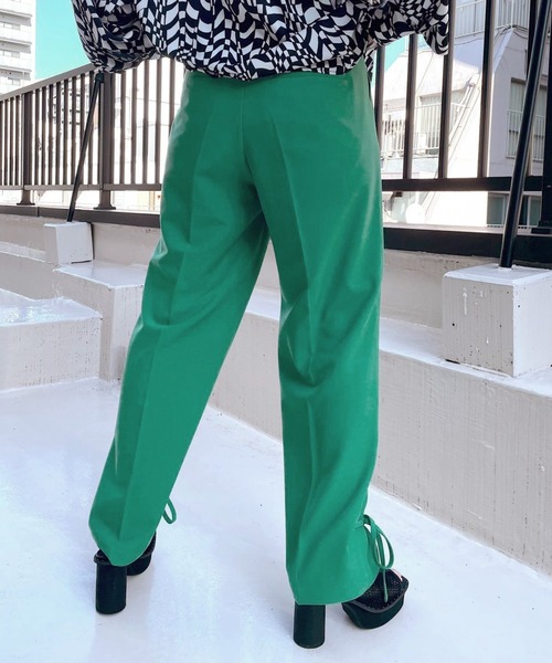 PAGEBOY（ページボーイ）の「リッチツイルセットアップパンツ（その他パンツ・レディース・ブラック/チャコールグレー/グリーン系その他/アイボリー・FREE）」の20枚目の写真