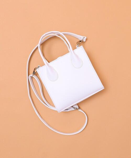 coen(コーエン)の「スクエアミニショルダーバッグ(ショルダーバッグ・レディース・ブラック/ベージュ/ホワイト・FREE)」の14枚目の写真