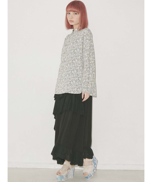 merry jenny（メリージェニー）の「イレギュラーレースキャミワンピース（ワンピース・レディース・ベージュ/オフホワイト/ブラック・FREE）」の12枚目の写真