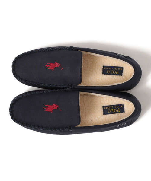 BEAMS LIGHTS（ビームスライツ）の「POLO RALPH LAUREN / DELCAN スリッポン（スニーカー・メンズ・ブラック/ベージュ/ネイビー・8inch/9inch/10inch）」の5枚目の写真