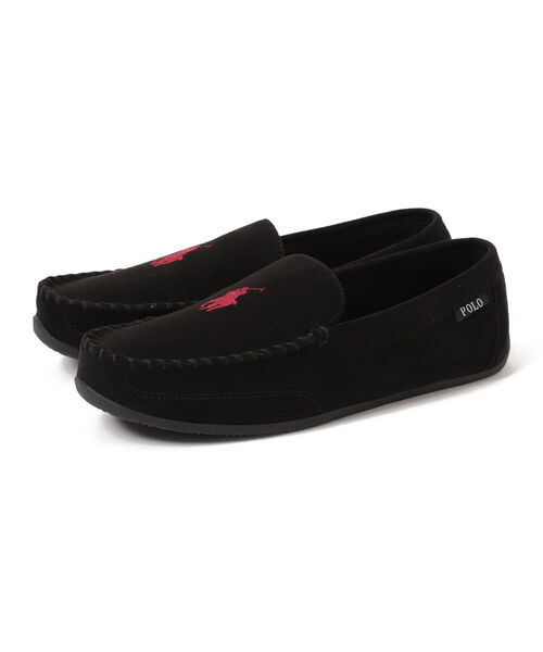 BEAMS LIGHTS（ビームスライツ）の「POLO RALPH LAUREN / DELCAN スリッポン（スニーカー・メンズ・ブラック/ベージュ/ネイビー・8inch/9inch/10inch）」の9枚目の写真