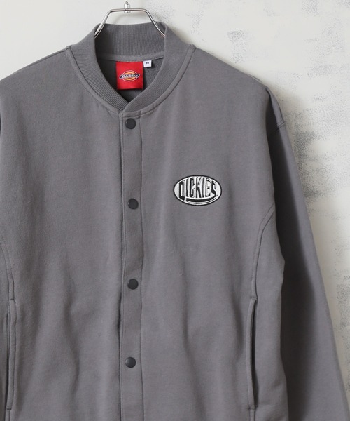 Dickies（ディッキーズ）の「【DICKIES/ディッキーズ】裏毛ドット釦カーディガン（カーディガン/ボレロ・メンズ・スミクロ/グレイッシュベージュ/マスタード・XL/L/M）」の2枚目の写真