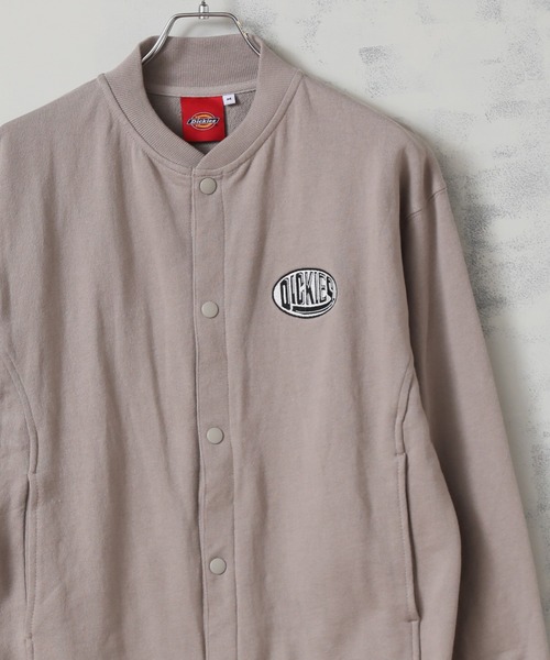 Dickies（ディッキーズ）の「【DICKIES/ディッキーズ】裏毛ドット釦カーディガン（カーディガン/ボレロ・メンズ・スミクロ/グレイッシュベージュ/マスタード・XL/L/M）」の3枚目の写真