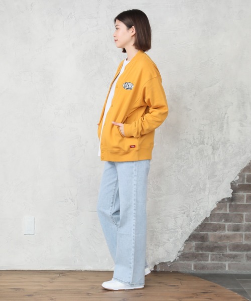 Dickies（ディッキーズ）の「【DICKIES/ディッキーズ】裏毛ドット釦カーディガン（カーディガン/ボレロ・メンズ・スミクロ/グレイッシュベージュ/マスタード・XL/L/M）」の13枚目の写真