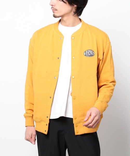 Dickies（ディッキーズ）の「【DICKIES/ディッキーズ】裏毛ドット釦カーディガン（カーディガン/ボレロ・メンズ・スミクロ/グレイッシュベージュ/マスタード・XL/L/M）」の6枚目の写真