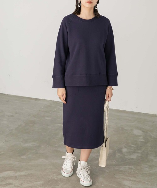 Chaco closet(チャコ クローゼット)の「ワンマイルウェア スウェットセットアップ(セットアップ・レディース・ネイビー/ブラック/イエロー/キャメル/レッド・FREE)」の11枚目の写真