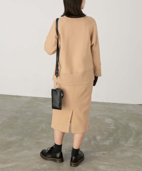 Chaco closet(チャコ クローゼット)の「ワンマイルウェア スウェットセットアップ(セットアップ・レディース・ネイビー/ブラック/イエロー/キャメル/レッド・FREE)」の20枚目の写真
