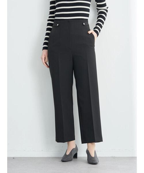 YECCA VECCA(イェッカヴェッカ)の「金釦ハイウエストパンツ(その他パンツ・レディース・ブラック/ピンク系その他2/ライトベージュ/その他6/キャメル・S/M)」の6枚目の写真