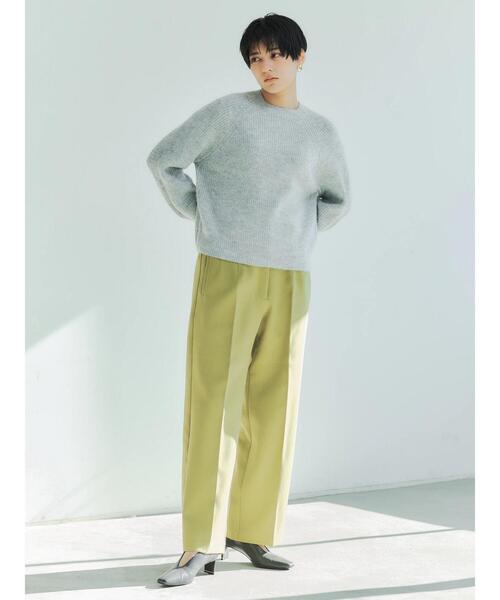 YECCA VECCA(イェッカヴェッカ)の「金釦ハイウエストパンツ(その他パンツ・レディース・ブラック/ピンク系その他2/ライトベージュ/その他6/キャメル・S/M)」の13枚目の写真