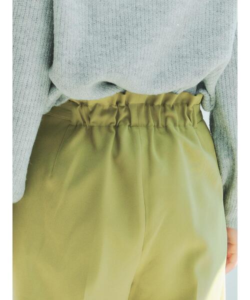 YECCA VECCA(イェッカヴェッカ)の「金釦ハイウエストパンツ(その他パンツ・レディース・ブラック/ピンク系その他2/ライトベージュ/その他6/キャメル・S/M)」の18枚目の写真