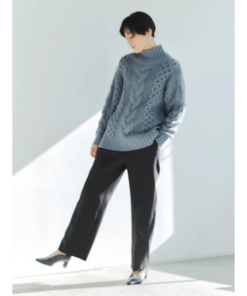 YECCA VECCA(イェッカヴェッカ)の「金釦ハイウエストパンツ(その他パンツ・レディース・ブラック/ピンク系その他2/ライトベージュ/その他6/キャメル・S/M)」の22枚目の写真