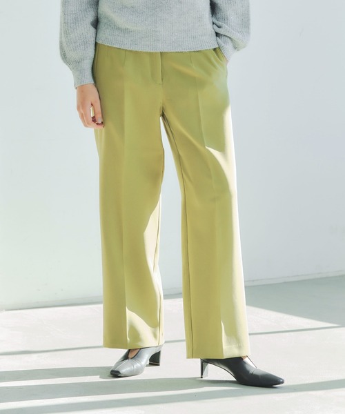 YECCA VECCA(イェッカヴェッカ)の「金釦ハイウエストパンツ(その他パンツ・レディース・ブラック/ピンク系その他2/ライトベージュ/その他6/キャメル・S/M)」の5枚目の写真