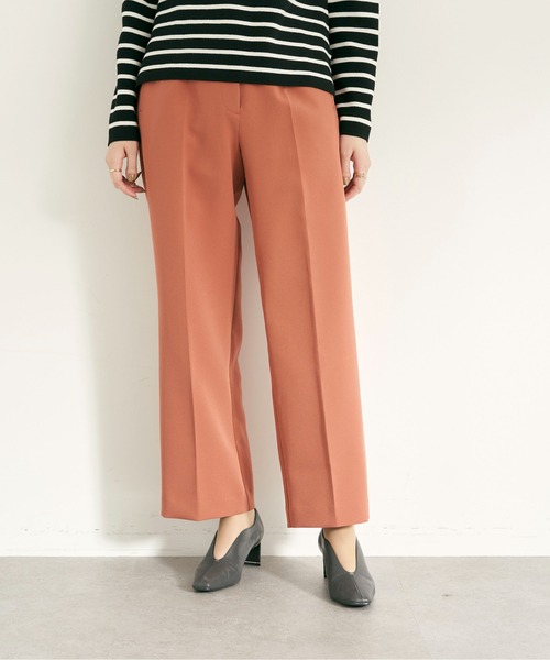 YECCA VECCA(イェッカヴェッカ)の「金釦ハイウエストパンツ(その他パンツ・レディース・ブラック/ピンク系その他2/ライトベージュ/その他6/キャメル・S/M)」の4枚目の写真