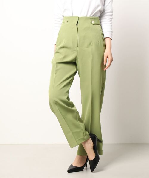 YECCA VECCA(イェッカヴェッカ)の「金釦ハイウエストパンツ(その他パンツ・レディース・ブラック/ピンク系その他2/ライトベージュ/その他6/キャメル・S/M)」の8枚目の写真