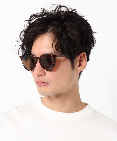 BASECONTROL(ベースコントロール)の「◆サングラス ワイドフレーム ブラックレンズ(サングラス・メンズ・ブラック/グリーン/ブラウン系/ブラウン系1/ピンク系・99)」の9枚目の写真