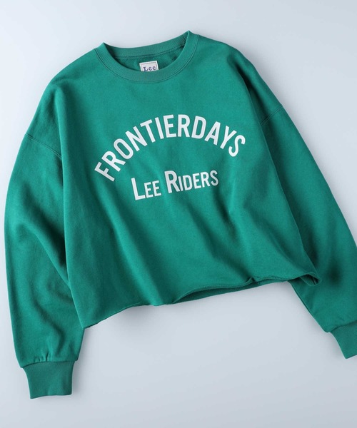 Lee（リー）の「【Lee】クロップスウェット（スウェット・レディース・グリーン・M/L）」の8枚目の写真