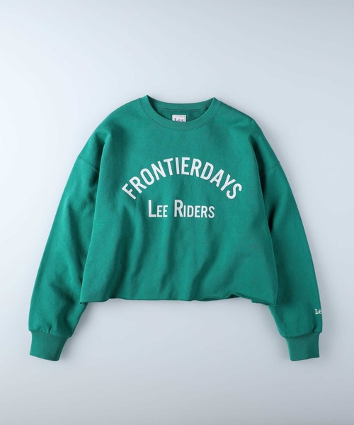 Lee（リー）の「【Lee】クロップスウェット（スウェット・レディース・グリーン・M/L）」の7枚目の写真