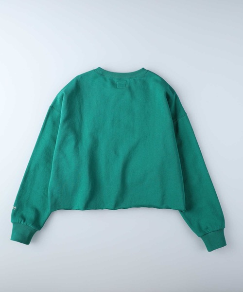 Lee（リー）の「【Lee】クロップスウェット（スウェット・レディース・グリーン・M/L）」の6枚目の写真