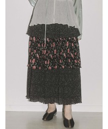 merry jenny | floralギャザーティアードスカート(スカート)