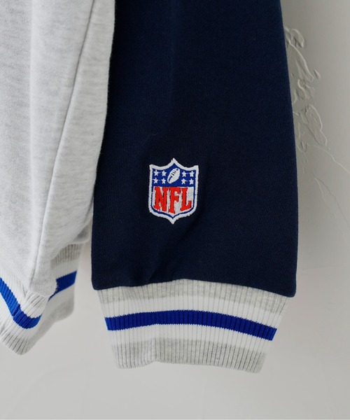 NFL(ナショナルフットボールリーグ )の「NFLラインリブ袖配色切替スウェット(スウェット・メンズ・グレー/レッド/グリーン・MEDIUM/LARGE)」の12枚目の写真