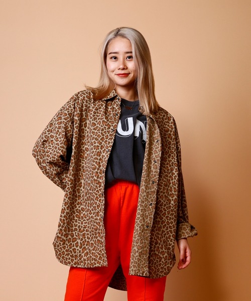 BURLAP OUTFITTER（バーラップアウトフィッター）の「L/S B.B SHIRT PRINTED  / ロングスリーブBB シャツ プリンテッド（シャツ/ブラウス・メンズ・レオパード/ブラウン系カモフラージュ/その他1/グリーン系カモフラージュ・MEDIUM/SMALL/LARGE）」の4枚目の写真