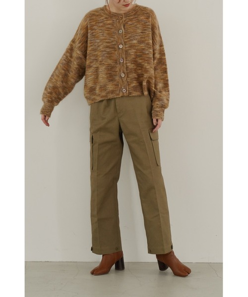 LA PEAU DE GEM(ラポドゥジェム)の「【LA PEAU DE GEM】モヘヤ2wayニット(ニット/セーター・レディース・ダークブラウン/ベージュ/キャメル・FREE)」の15枚目の写真