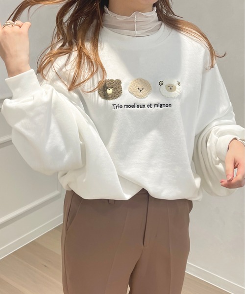 Acne Studios 2019SS アニマル刺繍スウェット Acne Studios 2019SS アニマル刺繍スウェット Acne Studios
