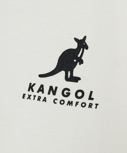 KANGOL EXTRA COMFORT（カンゴールエクストラコンフォート）の「【KANGOL EXTRA COMFORT(カンゴール　エクストラ　コンフォート)】ビックシルエット ロゴプリント ラウンドヘムチュニック（チュニック・レディース・ライトグレー/ライトベージュ/オフホワイト/ブラック・LL/M/L）」の17枚目の写真
