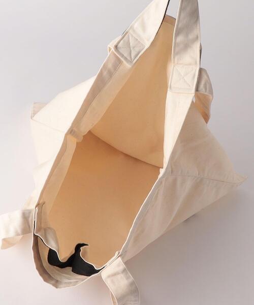 MHL.(エムエイチエル)の「<MHL.> LOGO BAG/バッグ(トートバッグ・メンズ・オフホワイト/ブラック・FREE)」の5枚目の写真
