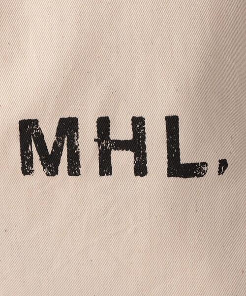 MHL.(エムエイチエル)の「<MHL.> LOGO BAG/バッグ(トートバッグ・メンズ・オフホワイト/ブラック・FREE)」の9枚目の写真