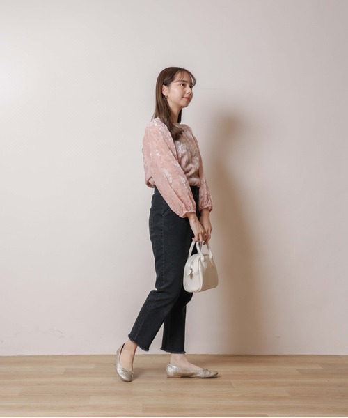 flower（フラワー）の「ライトクラシックバッグ（ショルダーバッグ・レディース・ブラック/アイボリー・FREE）」の4枚目の写真