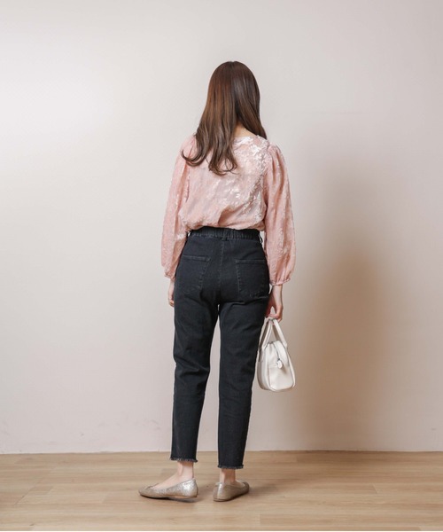 flower（フラワー）の「ライトクラシックバッグ（ショルダーバッグ・レディース・ブラック/アイボリー・FREE）」の5枚目の写真