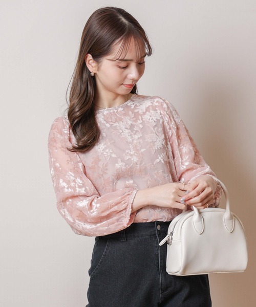 flower（フラワー）の「ライトクラシックバッグ（ショルダーバッグ・レディース・ブラック/アイボリー・FREE）」の8枚目の写真