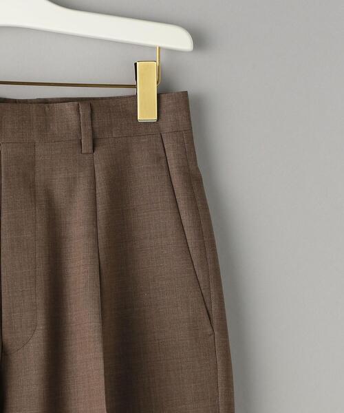 AURALEE（オーラリー）の「＜AURALEE＞タック スラックス Ψ（スラックス・レディース・ダークブラウン・1/0）」の5枚目の写真