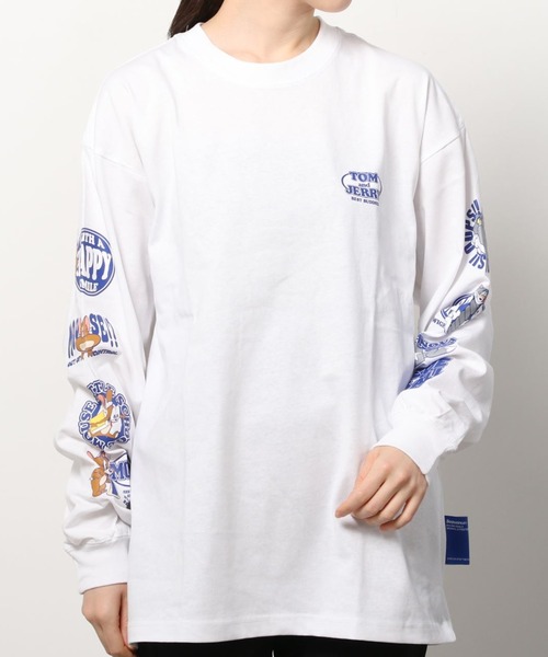 セール】【TOM＆JERRY/トムとジェリー】ファニーイラスト 袖