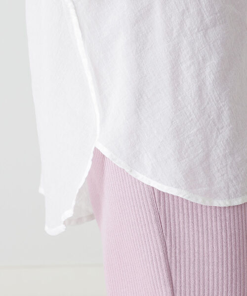 BEAMS LIGHTS（ビームスライツ）の「BEAMS LIGHTS / KHADI キモノスリーブ シャツ（シャツ/ブラウス・レディース・ホワイト/グリーン/レッド系その他4・ONE SIZE）」の17枚目の写真