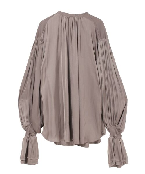 LAGUNAMOON(ラグナムーン)の「フレアカフカフタンブラウス(シャツ/ブラウス・レディース・ホワイト/チャコールグレー/ライトグリーン・FREE)」の3枚目の写真