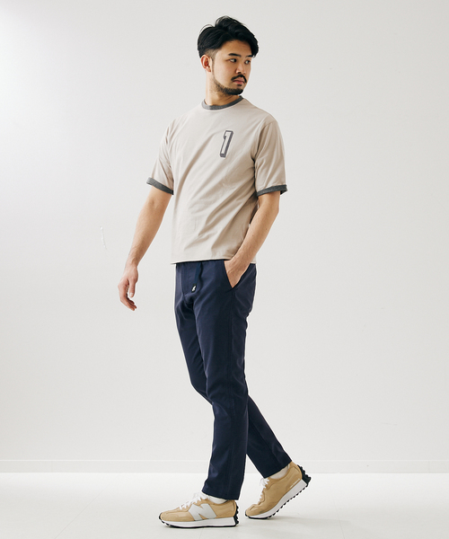 417 EDIFICE（フォーワンセブンエディフィス）の「【リバーシブル着用可能】ナンバリングカレッジTシャツ（Tシャツ/カットソー・メンズ・ベージュ/グレー/グリーン・SMALL/MEDIUM/LARGE）」の13枚目の写真