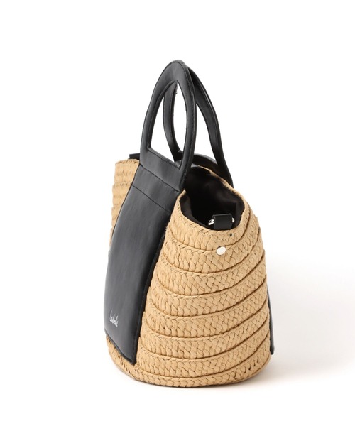 LAKOLE(ラコレ)の「2WAYペーパーバスケットトートバッグ / 265195(トートバッグ・レディース・アッシュグレー/ブラウン/ナチュラル・FREE)」の22枚目の写真