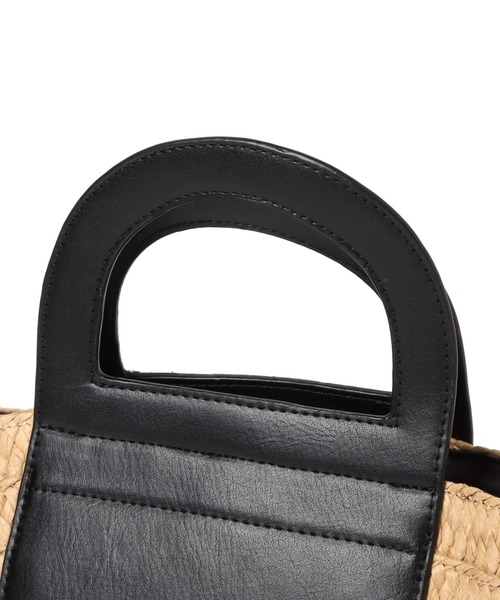 LAKOLE(ラコレ)の「2WAYペーパーバスケットトートバッグ / 265195(トートバッグ・レディース・アッシュグレー/ブラウン/ナチュラル・FREE)」の13枚目の写真