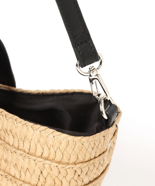 LAKOLE(ラコレ)の「2WAYペーパーバスケットトートバッグ / 265195(トートバッグ・レディース・アッシュグレー/ブラウン/ナチュラル・FREE)」の5枚目の写真