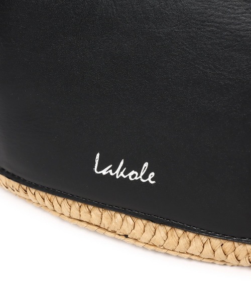 LAKOLE(ラコレ)の「2WAYペーパーバスケットトートバッグ / 265195(トートバッグ・レディース・アッシュグレー/ブラウン/ナチュラル・FREE)」の16枚目の写真