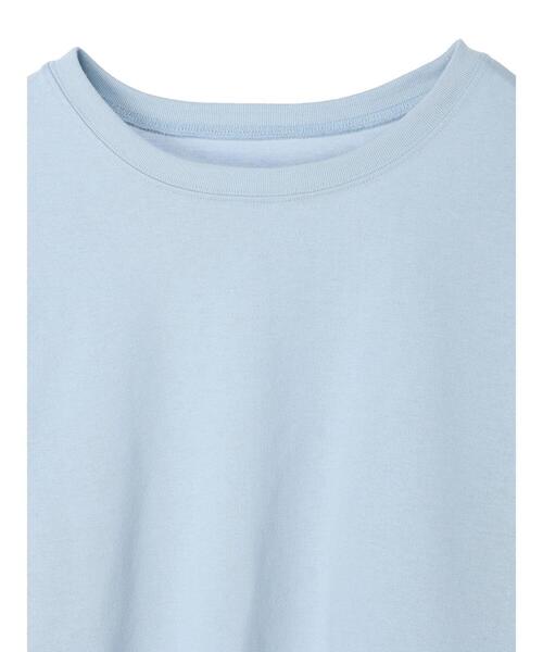 Green　Parks（グリーンパークス）の「袖プリントカットプルオーバー（Tシャツ/カットソー・レディース・ホワイト/サックスブルー・FREE）」の11枚目の写真