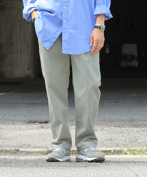 UNIVERSAL OVERALL(ユニバーサルオーバーオール)の「UNIVERSAL OVERALL WAKER‘S PANTS U2211674(チノパンツ・メンズ・ネイビー/ベージュ/ブラック/ダークブラウン/セージグリーン・FREE)」の4枚目の写真