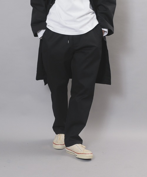 UNIVERSAL OVERALL(ユニバーサルオーバーオール)の「UNIVERSAL OVERALL WAKER‘S PANTS U2211674(チノパンツ・メンズ・ネイビー/ベージュ/ブラック/ダークブラウン/セージグリーン・FREE)」の11枚目の写真