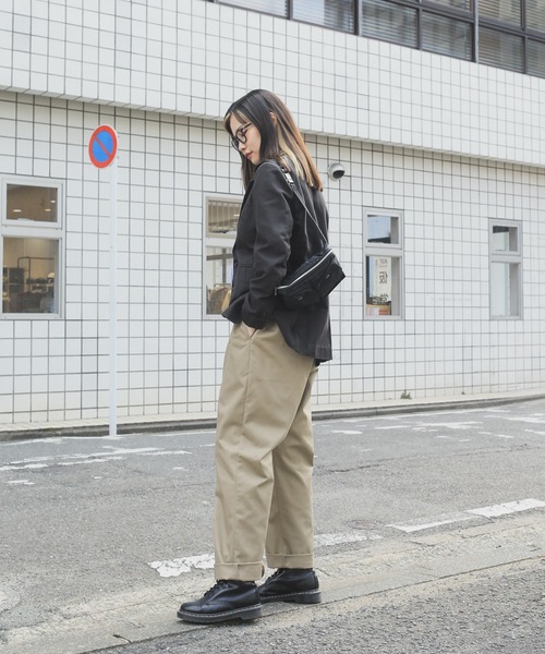 UNIVERSAL OVERALL(ユニバーサルオーバーオール)の「UNIVERSAL OVERALL WAKER‘S PANTS U2211674(チノパンツ・メンズ・ネイビー/ベージュ/ブラック/ダークブラウン/セージグリーン・FREE)」の17枚目の写真