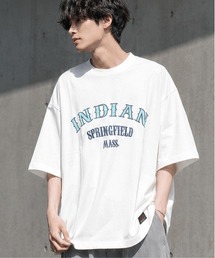 《Bl》ビッグシルエットロゴTシャツ クルーネック / INDIAN