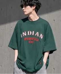 《Bl》ビッグシルエットロゴTシャツ クルーネック / INDIAN