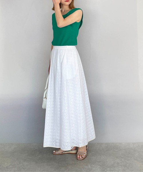 PICCIN（ピッチン）の「リブニットタンクトップ（タンクトップ・レディース・ブラック/オフホワイト/ピンク/グリーン・M）」の22枚目の写真