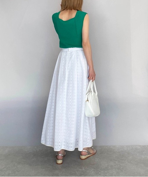 PICCIN（ピッチン）の「リブニットタンクトップ（タンクトップ・レディース・ブラック/オフホワイト/ピンク/グリーン・M）」の21枚目の写真